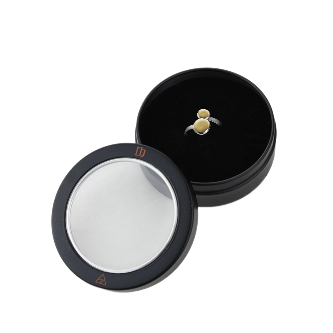 ASTRE DOUBLE CIRCLE YOU AND ME ADJUSTABLE RING - F137