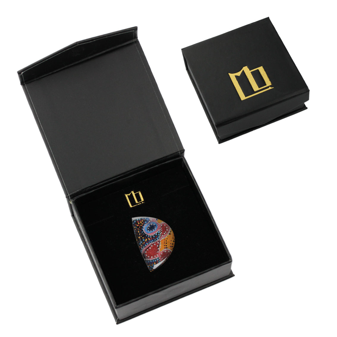 GAYLE ORANGE STATEMENT ADJUSTABLE RING - SD017