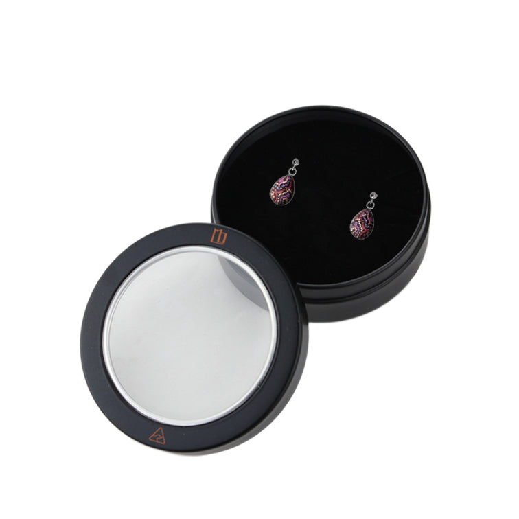 DANDLE XS DROP JOY PURPLE EARRINGS - SD382 - in Circle Box