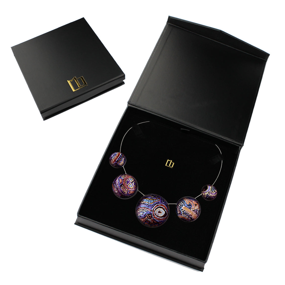 JOY PURPLE ADJUSTABLE NECKLACE - SD095