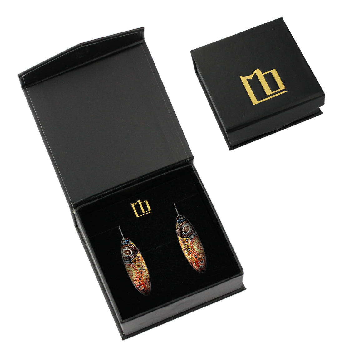 DANDLE DROP CROCODILE STORY LONG EARRINGS - SD292