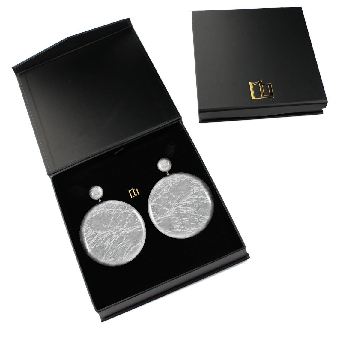 ASTRE DOUBLE DISC X LARGE STATEMENT EARRINGS - ST044