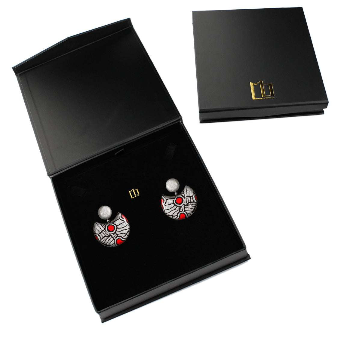 AMELIA MOON ECLIPSE MEDIUM STATEMENT EARRINGS - ST007