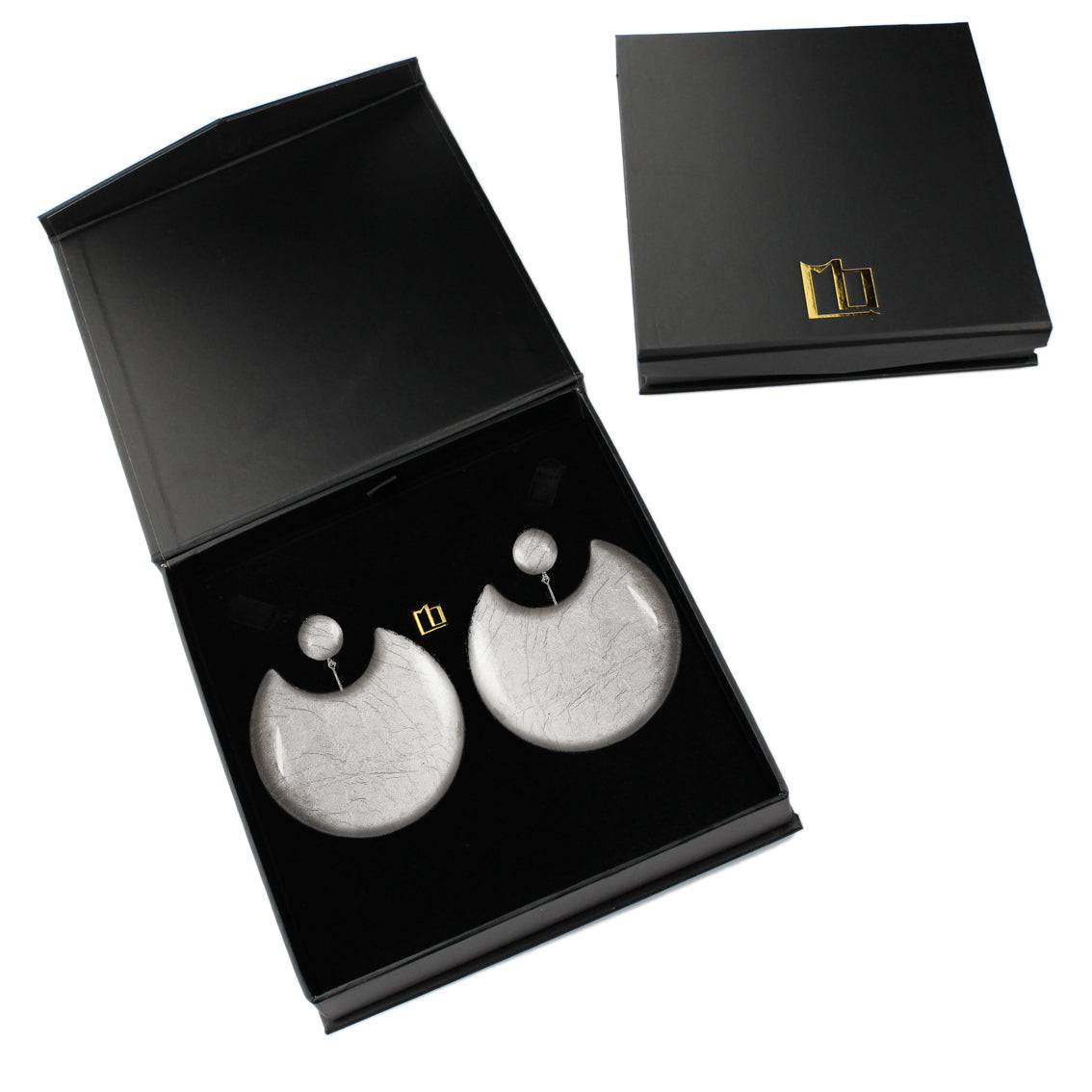 MOON ECLIPSE X LARGE STATEMENT EARRINGS - ST012