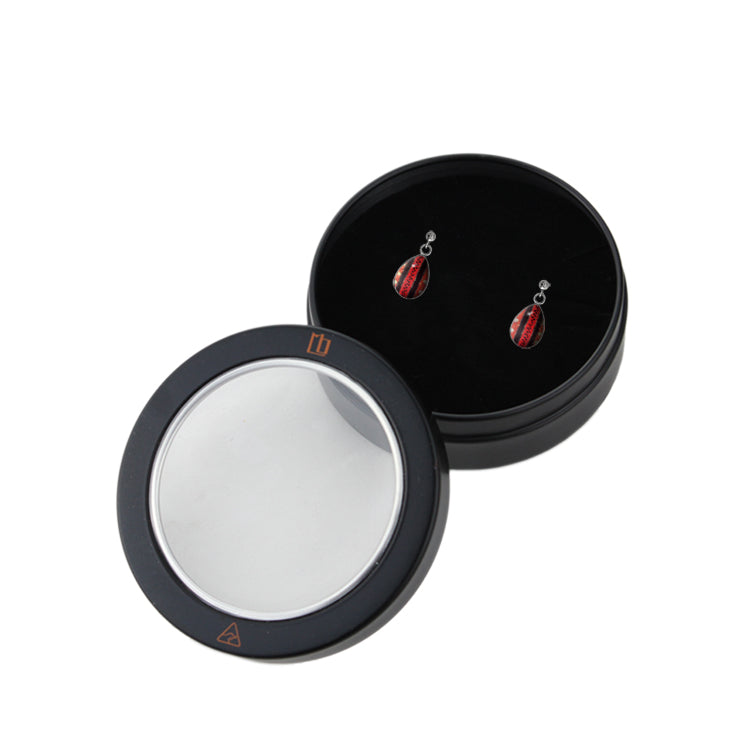 OTTO STAR RED XS DROP EARRINGS - SD385 - in Circle Box