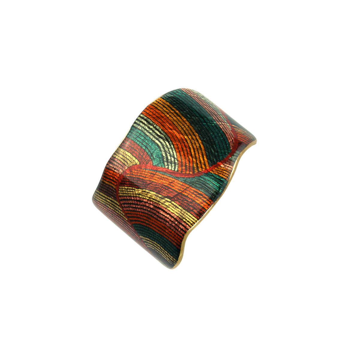 SELINA ORANGE ADJUSTABLE STATEMENT BRACELET - SD036