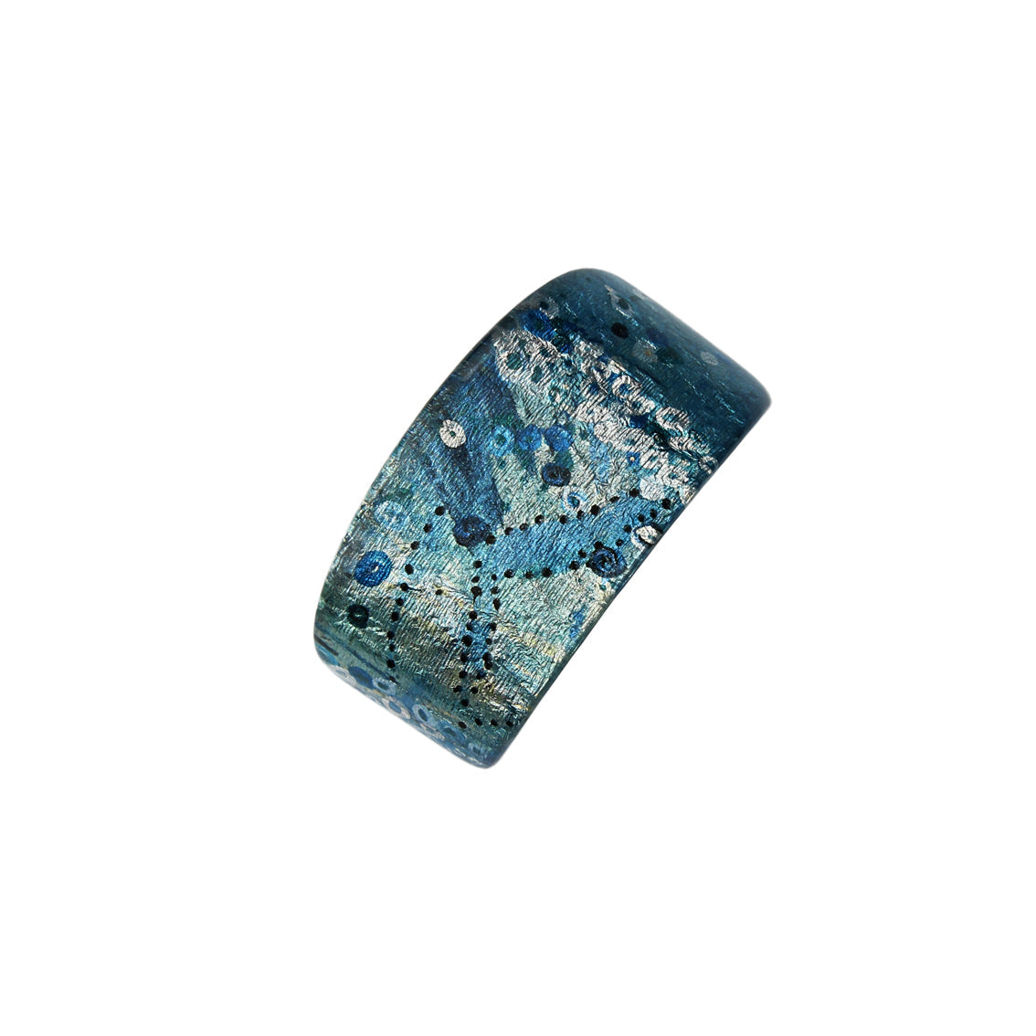 BRUSH BLUE ADJUSTABLE WIDE BRACELET - SD168