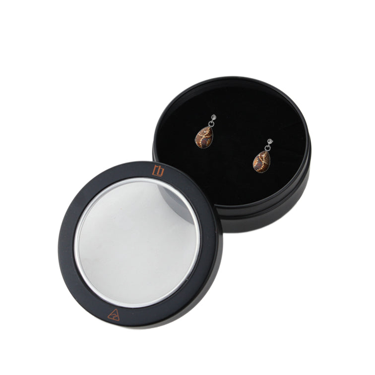 DANDLE XS DROP TESS ORANGE EARRINGS - SD392 - in Circle Box