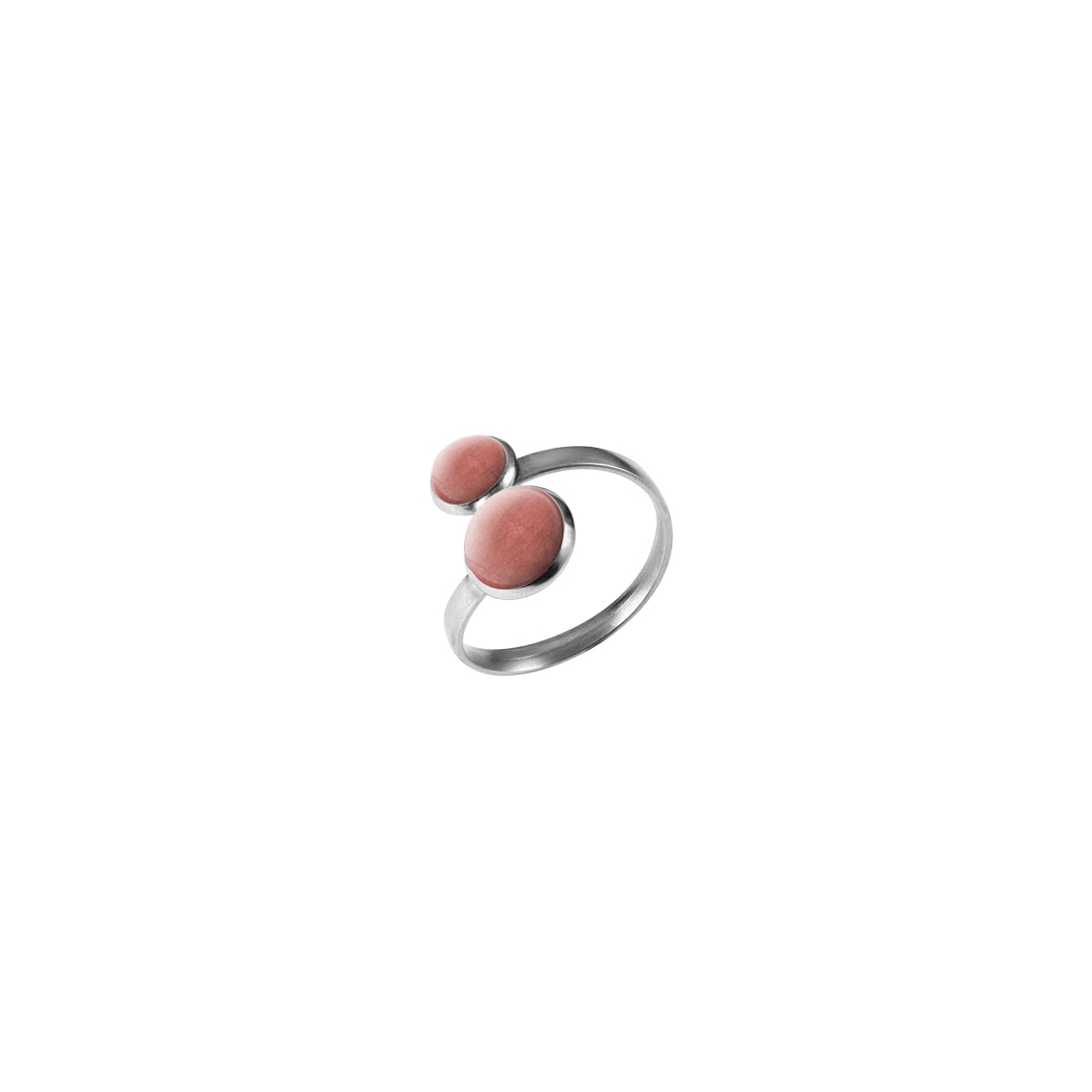 ASTRE DOUBLE CIRCLE YOU AND ME ADJUSTABLE RING - F137