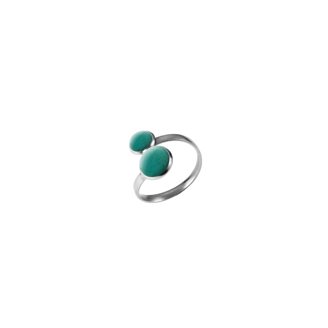 ASTRE DOUBLE CIRCLE YOU AND ME ADJUSTABLE RING - F137
