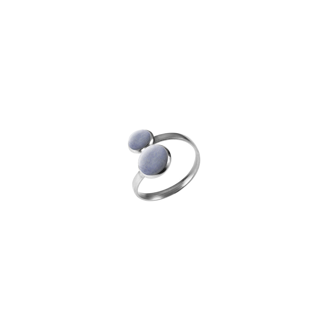 ASTRE DOUBLE CIRCLE YOU AND ME ADJUSTABLE RING - F137