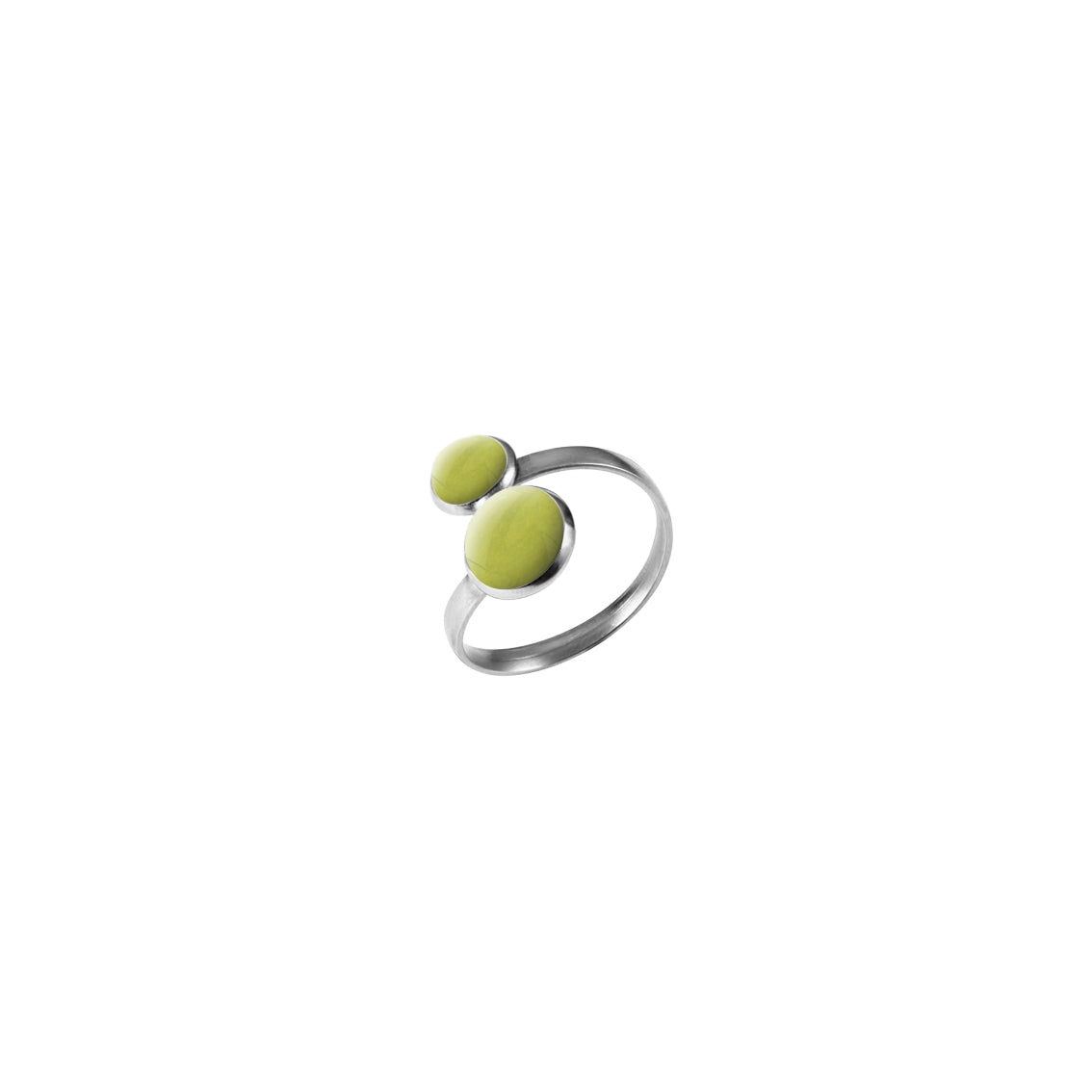 ASTRE DOUBLE CIRCLE YOU AND ME ADJUSTABLE RING - F137
