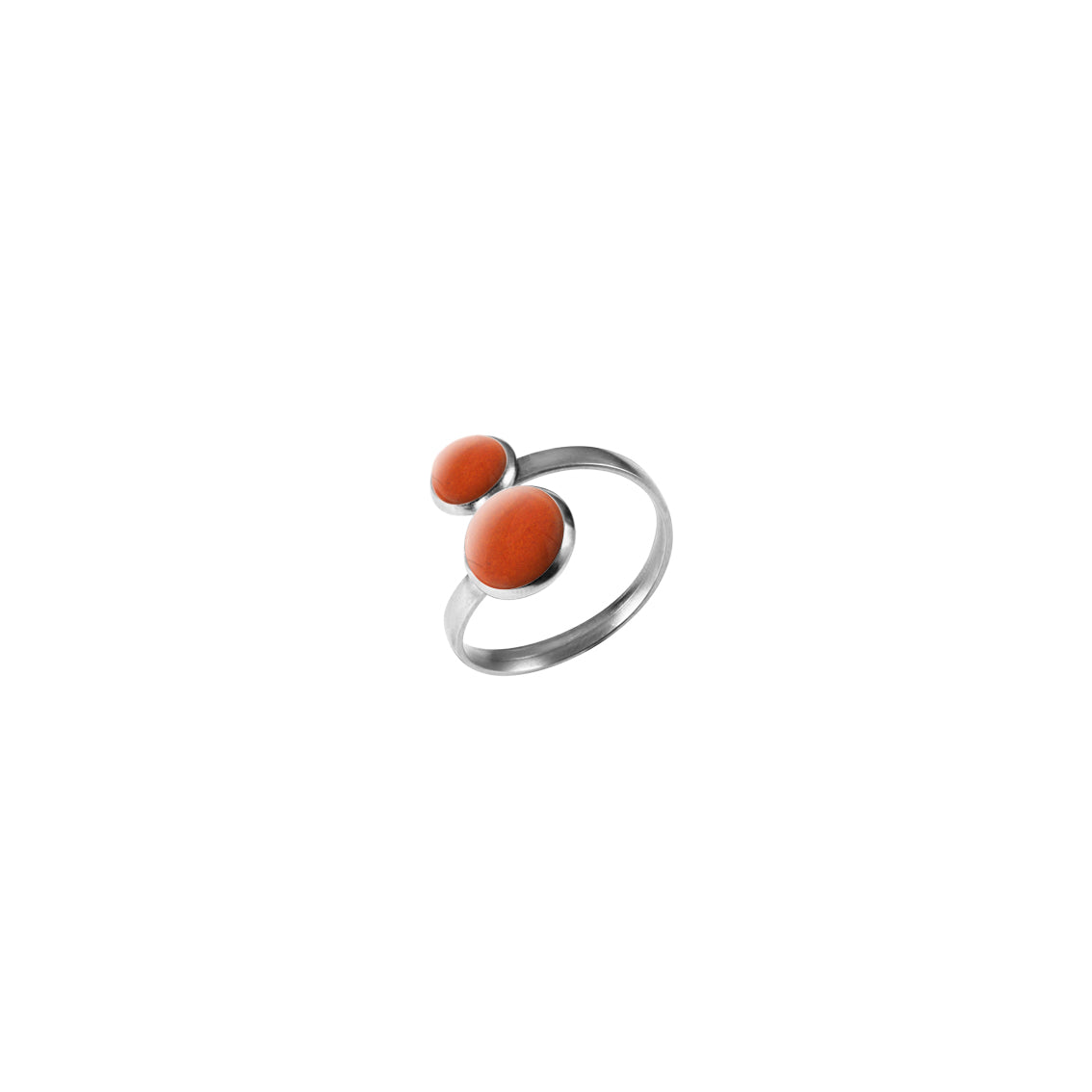 ASTRE DOUBLE CIRCLE YOU AND ME ADJUSTABLE RING - F137