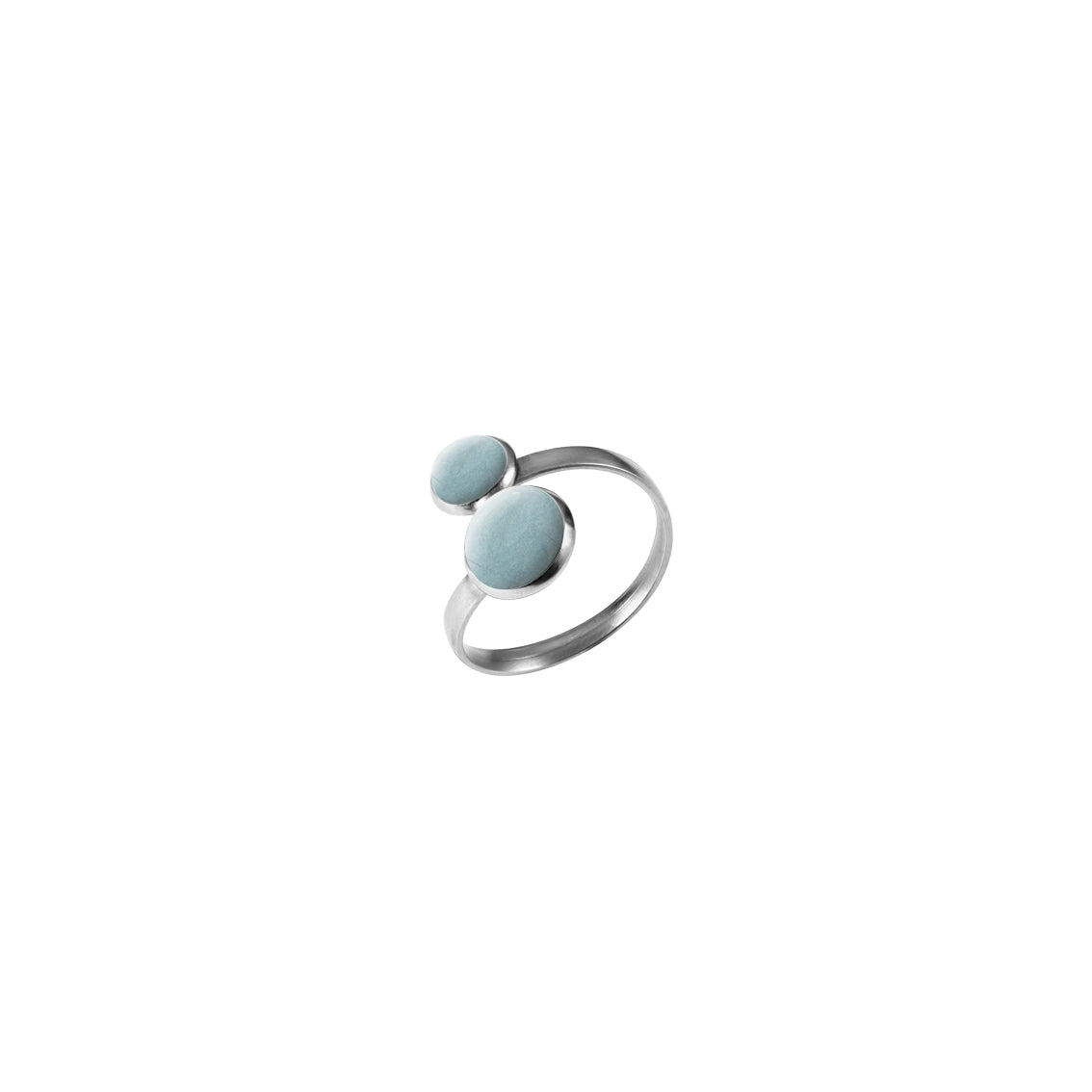 ASTRE DOUBLE CIRCLE YOU AND ME ADJUSTABLE RING - F137