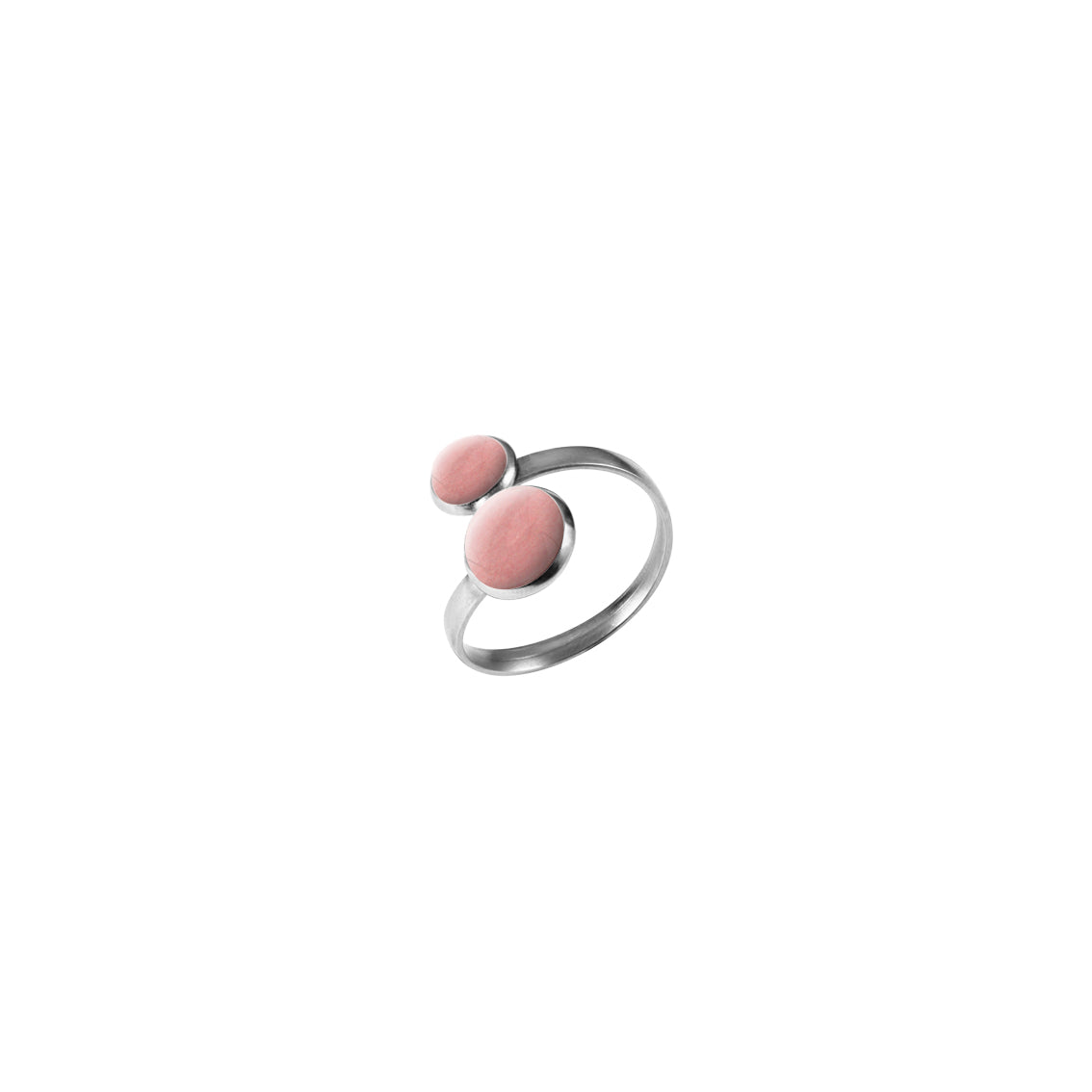 ASTRE DOUBLE CIRCLE YOU AND ME ADJUSTABLE RING - F137