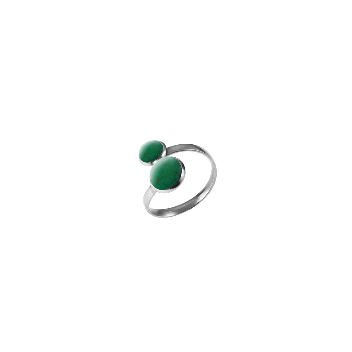 ASTRE DOUBLE CIRCLE YOU AND ME ADJUSTABLE RING - F137