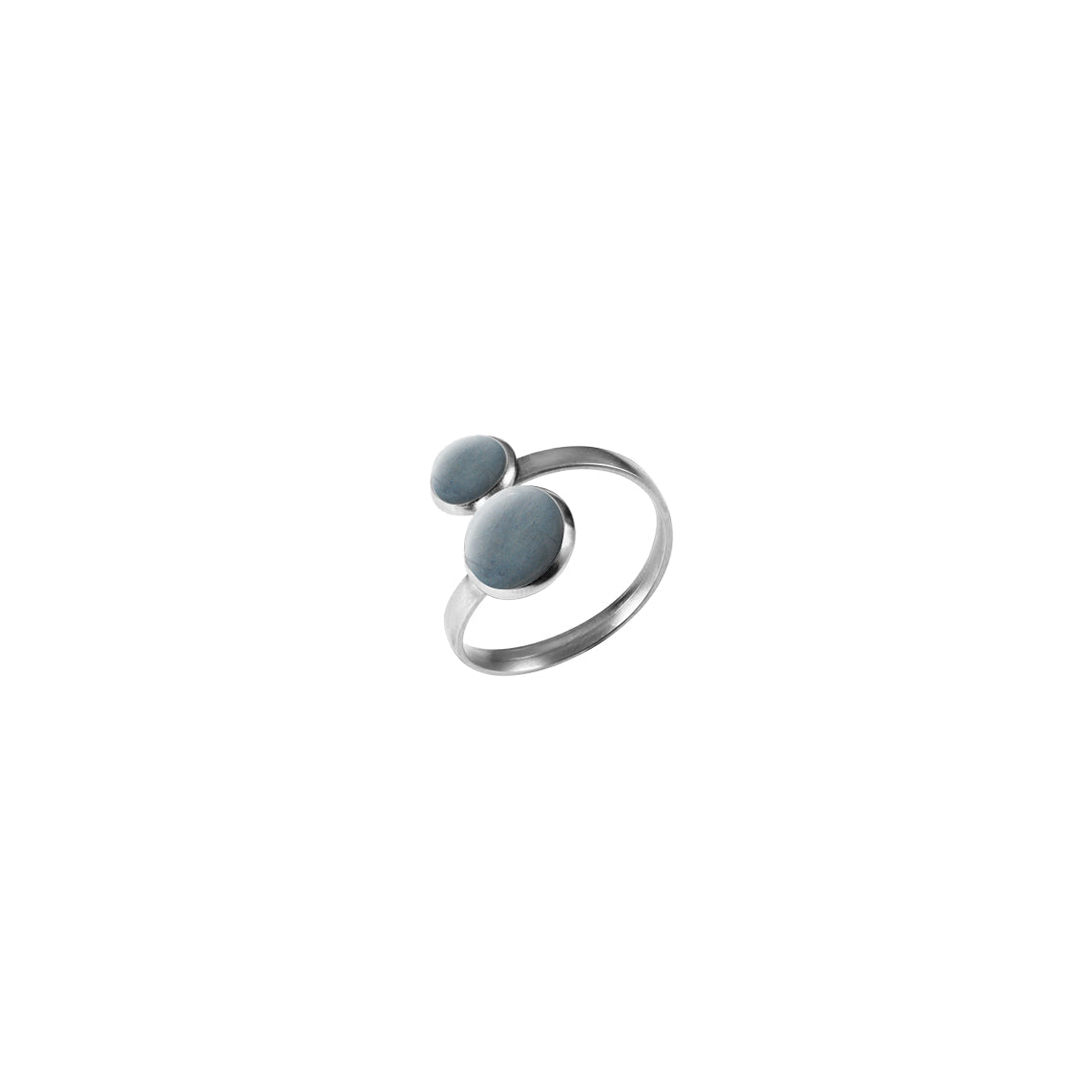 ASTRE DOUBLE CIRCLE YOU AND ME ADJUSTABLE RING - F137