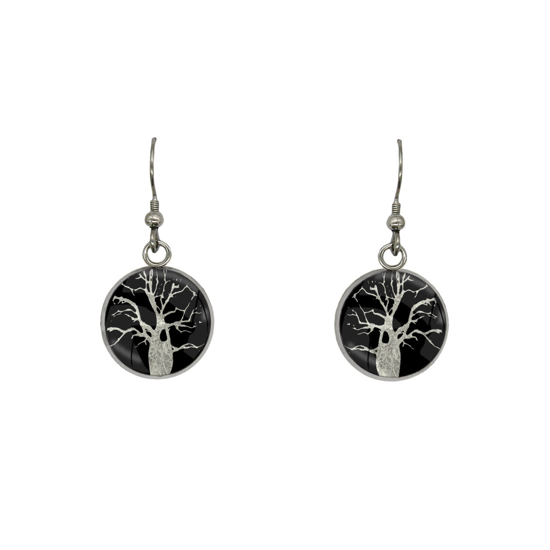 BOAB TREE DANGLE DROP EARRINGS - M048S - on Satchel