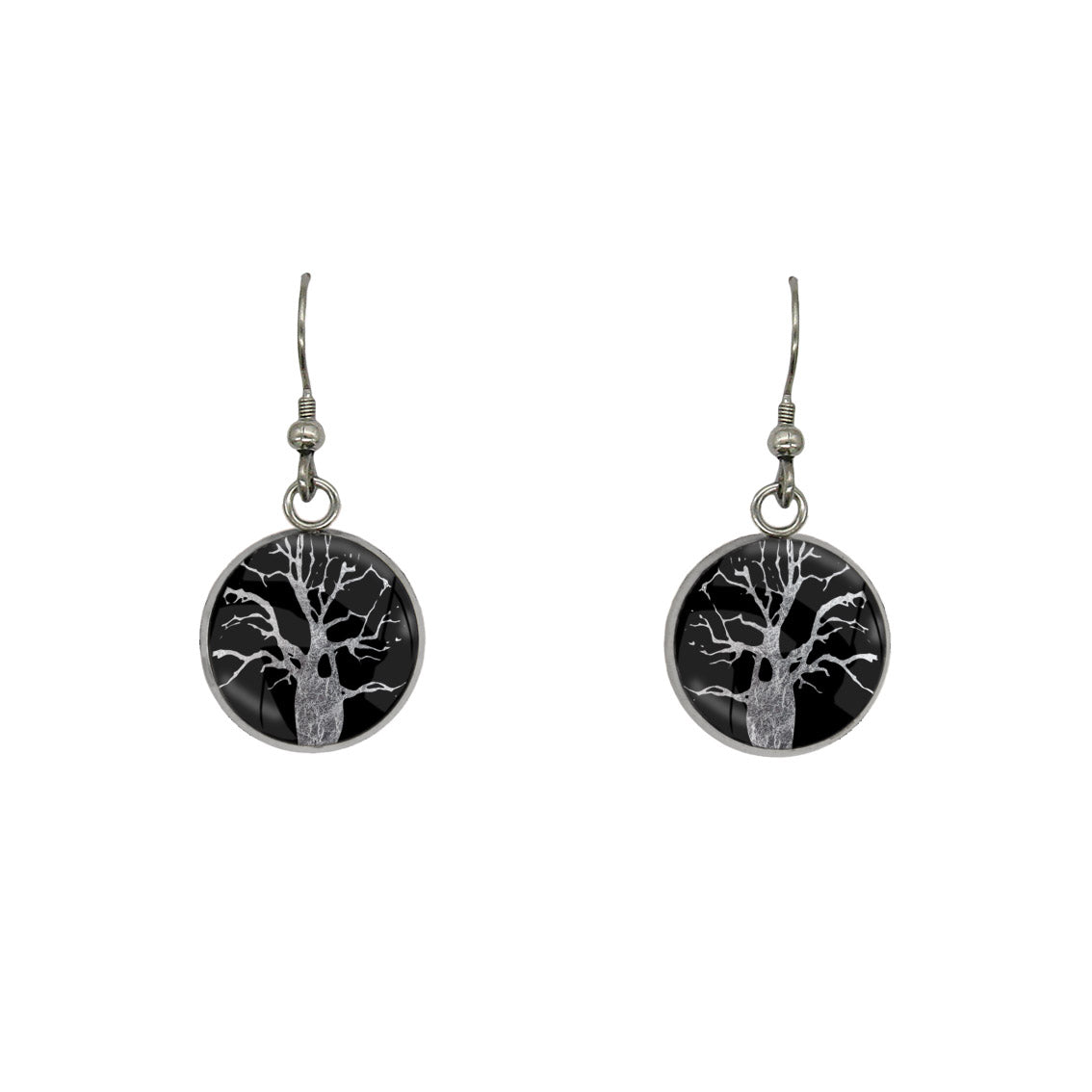BOAB TREE DANGLE DROP EARRINGS - M048S - on Satchel