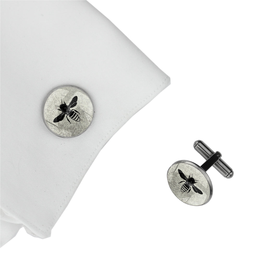BEE CIRCLE ELEGANT CUFFLINKS - MFY278