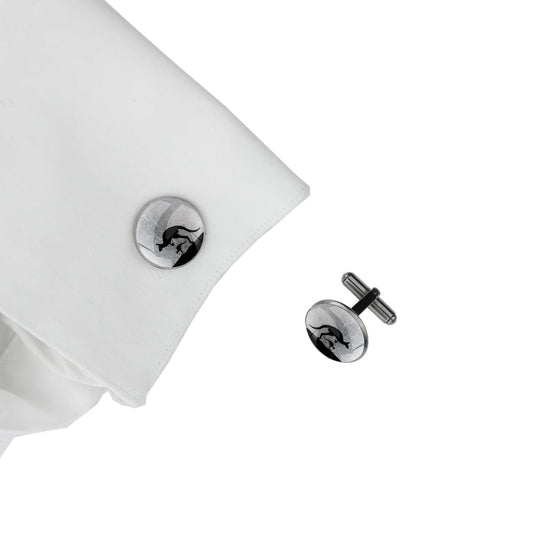 KANGAROO CIRCLE ELEGANT CUFFLINKS - MFY136