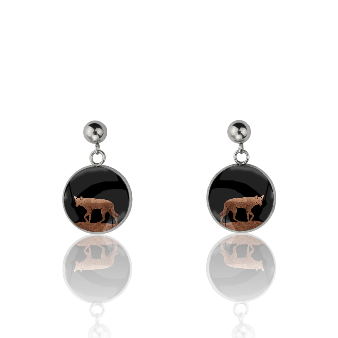 DINGO DANGLE DROP CIRCLE EARRINGS - MFY208S - on Satchel