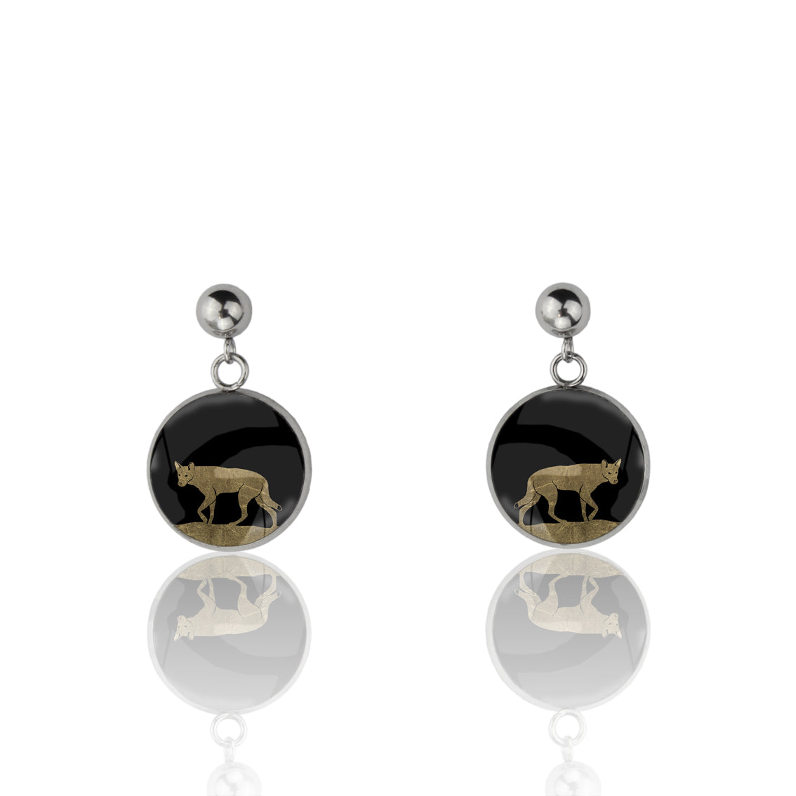 DINGO DANGLE DROP CIRCLE EARRINGS - MFY208S - on Satchel