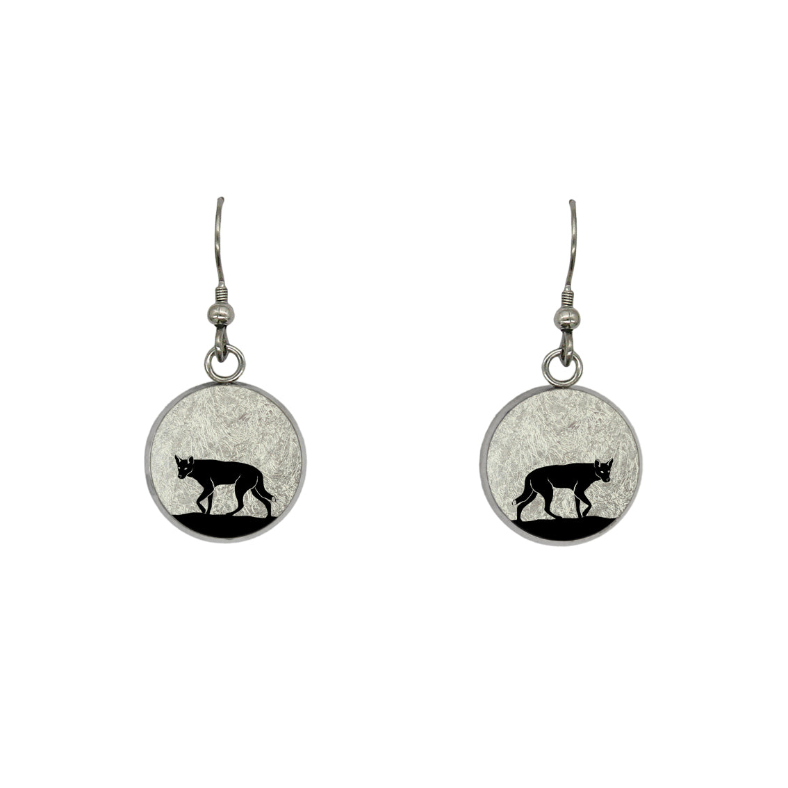 DINGO DANGLE DROP CIRCLE EARRINGS - MFY208S - on Satchel