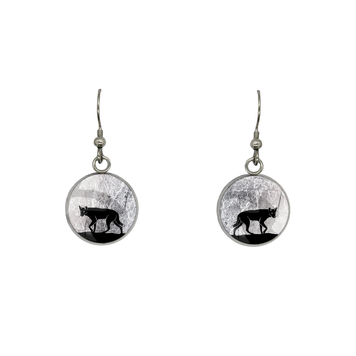 DINGO DANGLE DROP CIRCLE EARRINGS - MFY208S - on Satchel