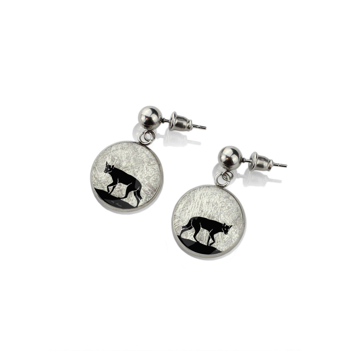 DINGO DANGLE DROP CIRCLE EARRINGS - MFY208S - on Satchel