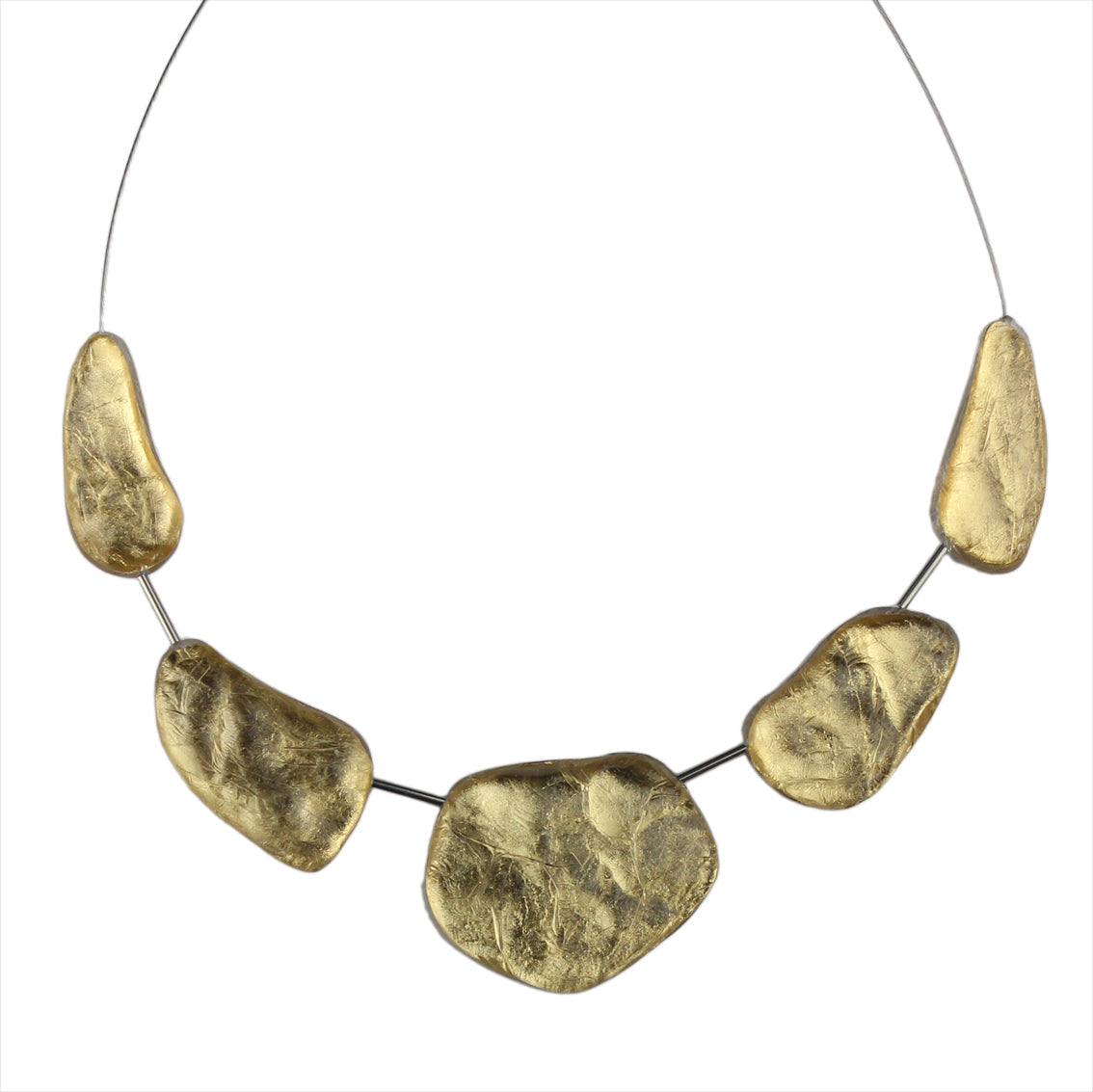 DOUCE ROCAILLE ROCK SHAPE ROUGH SURFACE MONOCOLOR ADJUSTABLE NECKLACE - F017