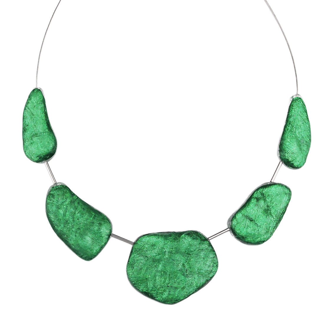 DOUCE ROCAILLE ROCK SHAPE ROUGH SURFACE MONOCOLOR ADJUSTABLE NECKLACE - F017