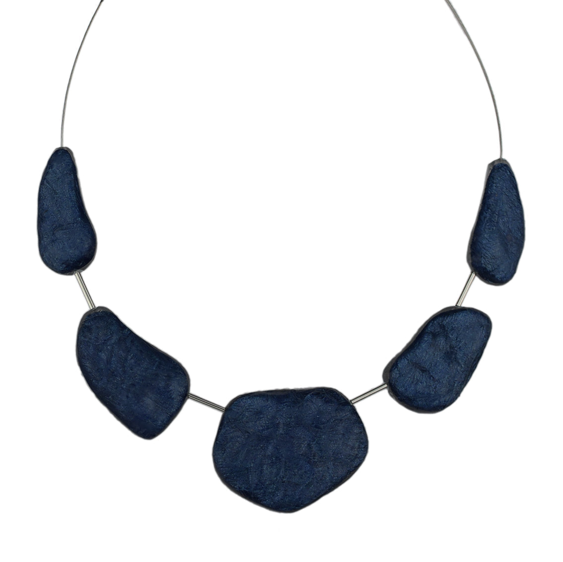 DOUCE ROCAILLE ROCK SHAPE ROUGH SURFACE MONOCOLOR ADJUSTABLE NECKLACE - F017