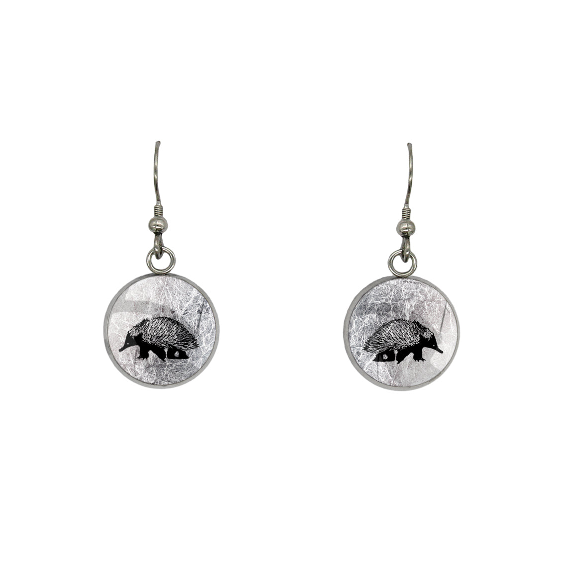 ECHIDNA DANGLE DROP CIRCLE EARRINGS - MFY173S - on Satchel