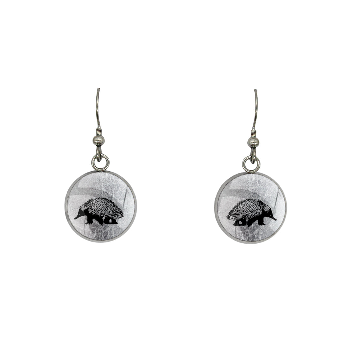 ECHIDNA DANGLE DROP CIRCLE EARRINGS - MFY173S - on Satchel