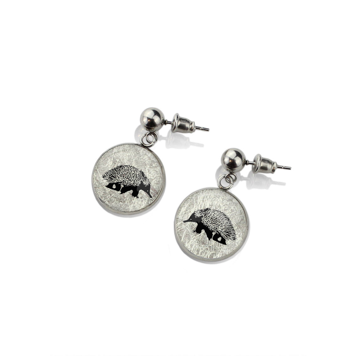 ECHIDNA DANGLE DROP CIRCLE EARRINGS - MFY173S - on Satchel