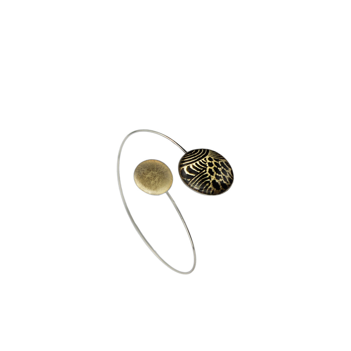 ELSIE GOLD AND BLACK ADJUSTABLE BRACELET - SD233