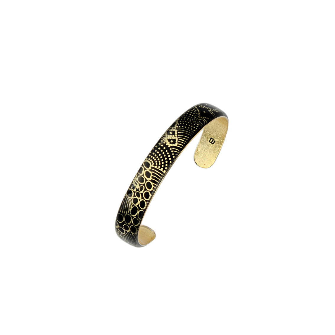 ELSIE GOLD AND BLACK ADJUSTABLE MINI  BRACELET - SD234