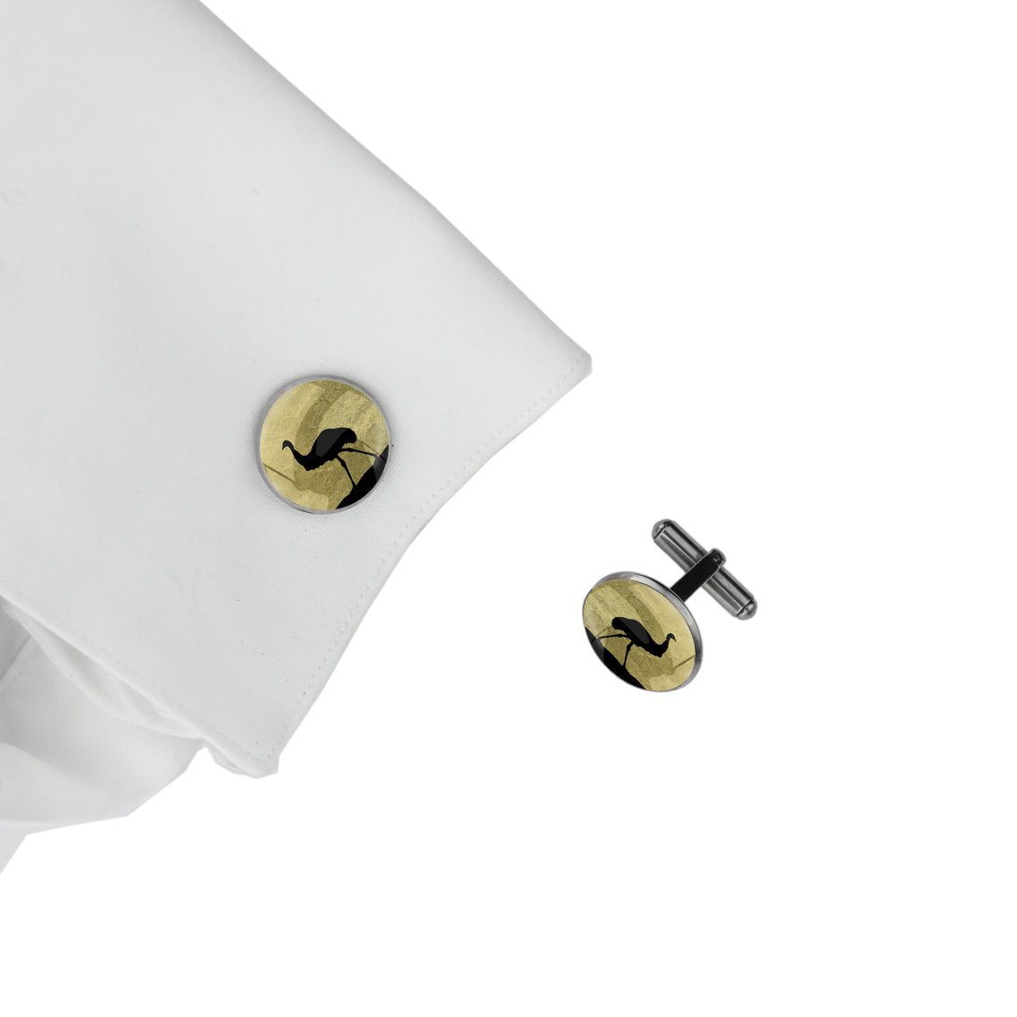 EMU CIRCLE ELEGANT CUFFLINKS - MFY216