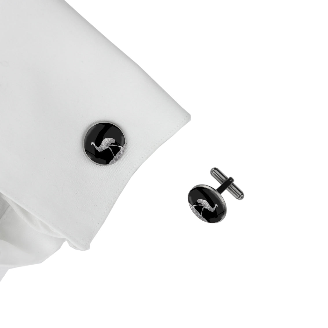 EMU CIRCLE ELEGANT CUFFLINKS - MFY216