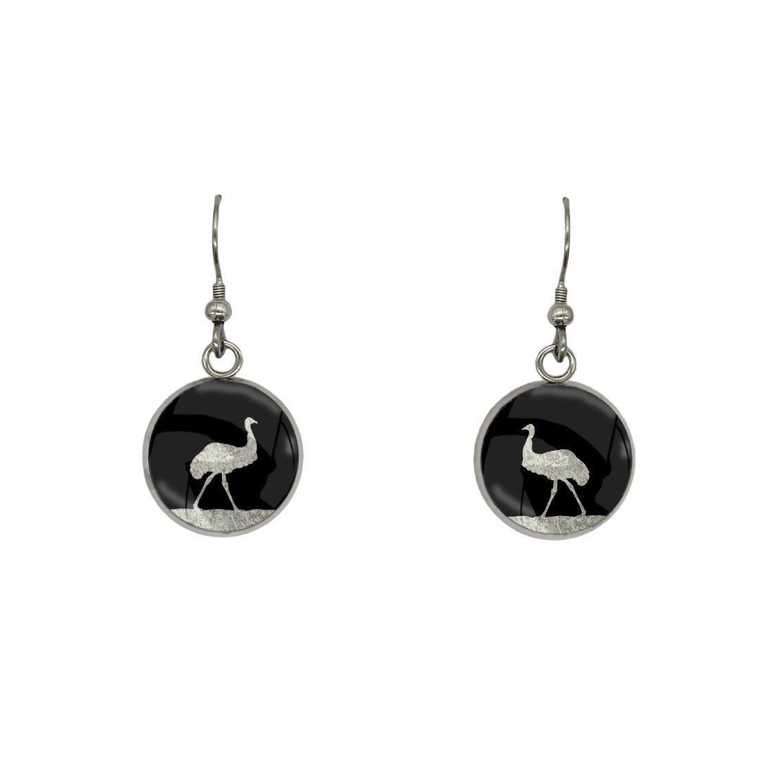 EMU DANGLE DROP CIRCLE EARRINGS - MFY218S - on Satchel