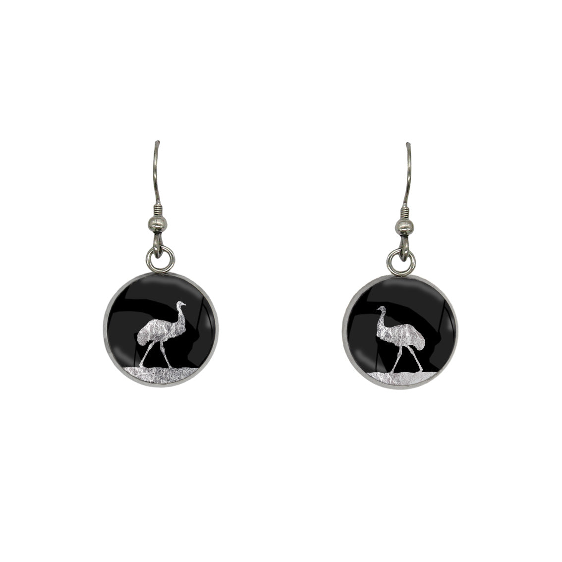 EMU DANGLE DROP CIRCLE EARRINGS - MFY218S - on Satchel