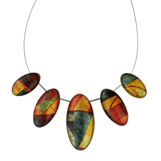 ENTRECHAT BRIGHT COLORS ADJUSTABLE NECKLACE - D688