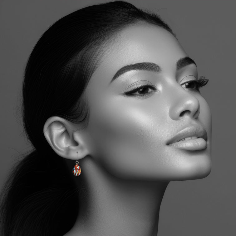 DANDLE DROP FABRIANNE XS DROP MULTICOLOR EARRINGS - SD428S - on Satchel