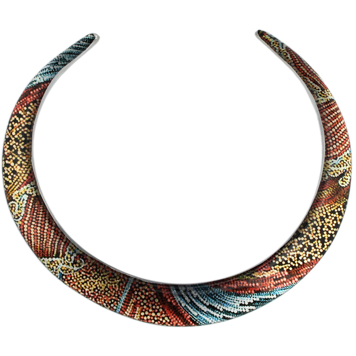 FABRIANNE MULTICOLOR ADJUSTABLE FITTED NECKLACE - SD371