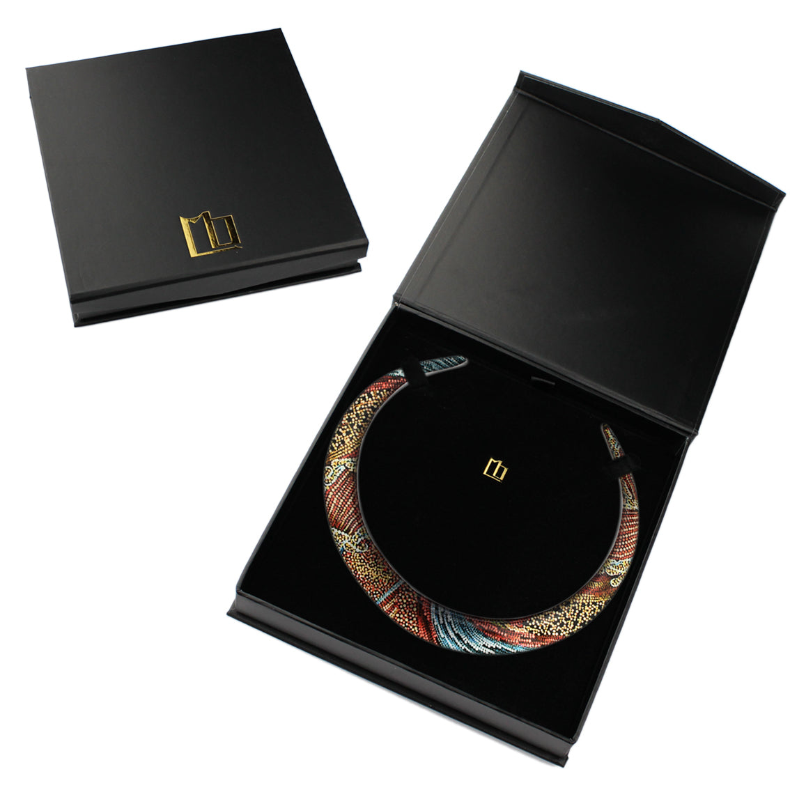 FABRIANNE MULTICOLOR ADJUSTABLE FITTED NECKLACE - SD371