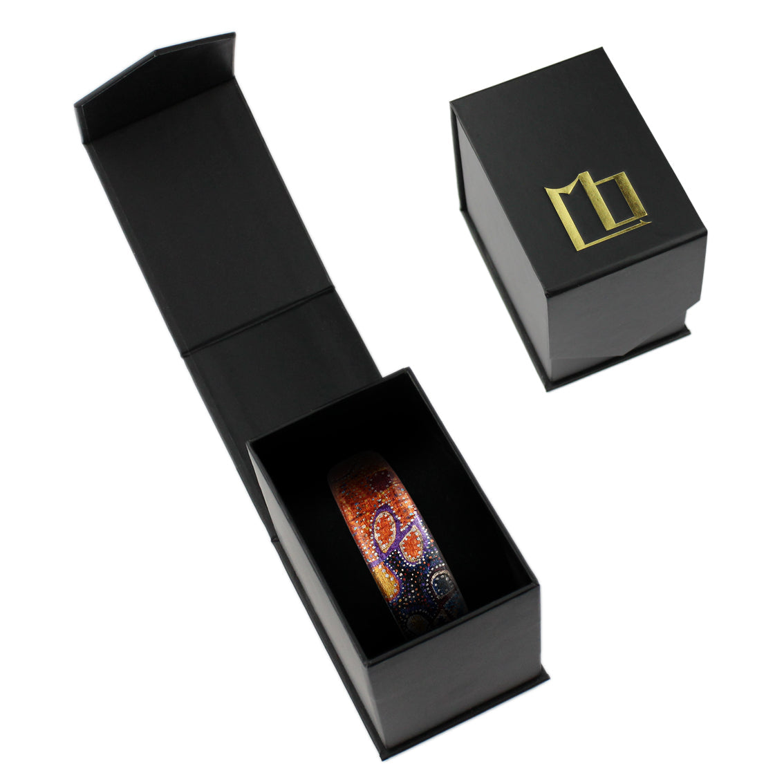 GAYLE ORANGE ADJUSTABLE NARROW BRACELET - SD014