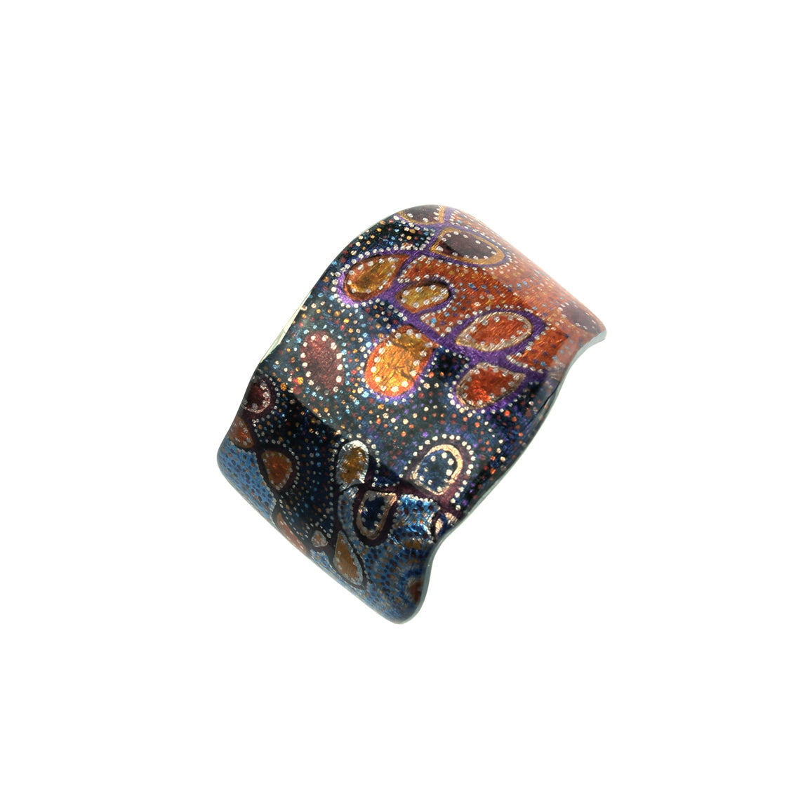 GAYLE ORANGE ADJUSTABLE STATEMENT BRACELET - SD016