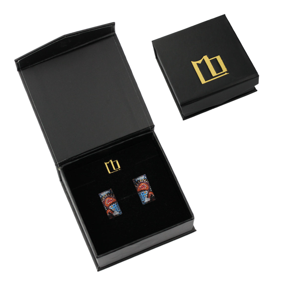 GAYLE ORANGE ELEGANT CUFFLINKS - SD018