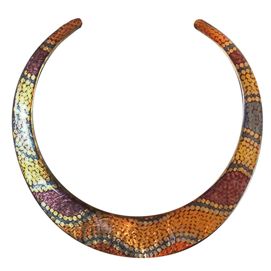 GRACIE COLORFUL ADJUSTABLE FITTED NECKLACE - D176